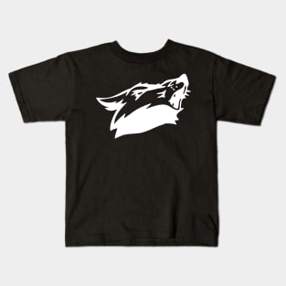 wolf yell Kids T-Shirt